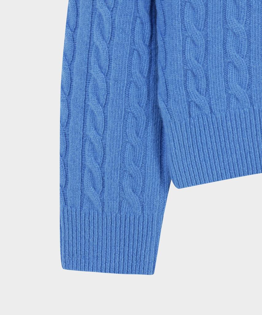 BROOKS BROTHERS [Women'S] Wool Cable Sweater (Blue) (Bbwrwbf401)