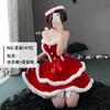 Christmas Costume Cosplay Bunny Dress Uniform New Robe Red Velvet Suspender Dress