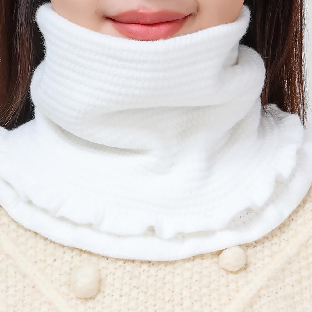 New Detachable Knitted Turtleneck Fake Collar For Women Neck Warmer Autumn Winter Warm Cover Head Neck Knitting False Collar