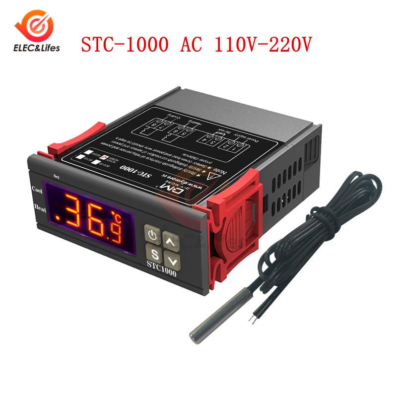 STC-8181A+ Цифровой термостат Терморегулятор инкубатора Обогрев Охлаждение Замена STC-1111 11В 11В 111-111В