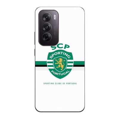 Coque Pour Oppo Reno 12 5g SCP Sporting Portugal Fond Blanc Maniacase