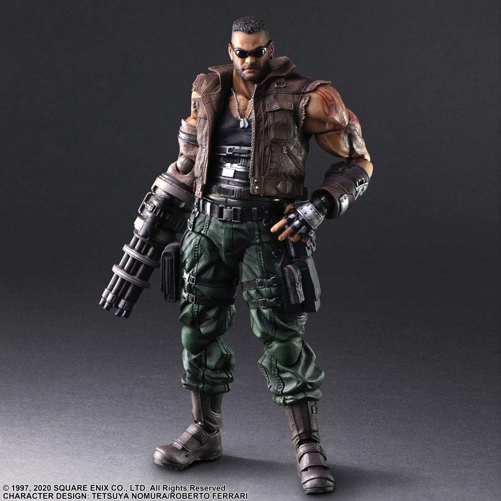 Final Fantasy VII Remake PLAY ARTS Kai Barret Wallace Version 2 PVC Painted Action Figure