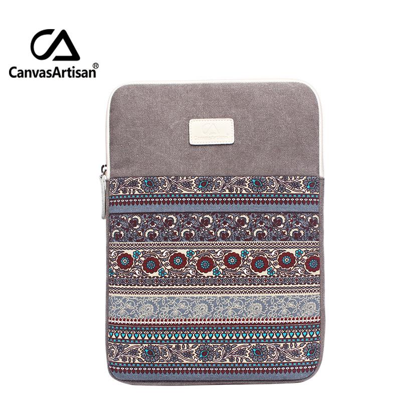 Canvas Laptop Sleeve for MacBook and Tablets - Fits 13", 14", 15"