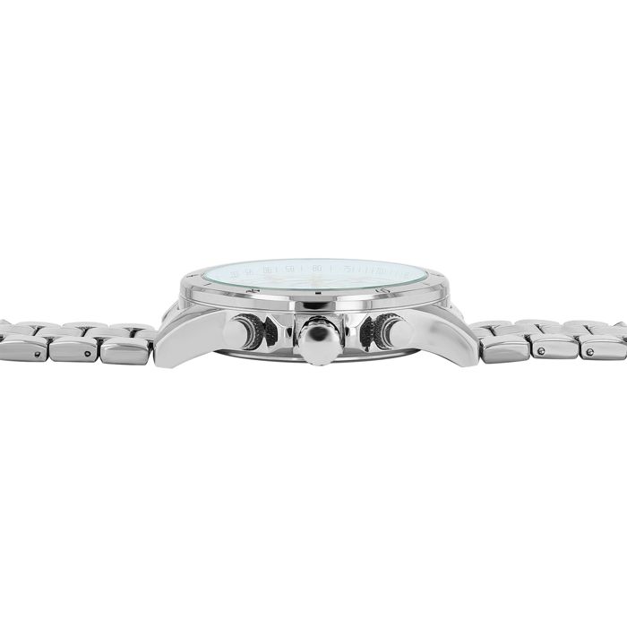 Montre homme - Pierrini ligne signature - Acier inoxydable 46 mm - Chronographe quartz - 3 ATM