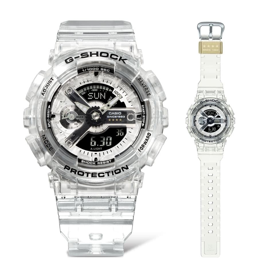 Часы Casio серии S среднего размера 40th anniversary clear remix limited boys size international model G-Shock GMA-S114RX-7A [item]