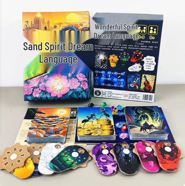 Wonderful Spirit: Storytelling Language Board Game for Kids & Adults - Single Words, Characters, & Painting Fun for Parties & Family Time
