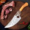 Острый нож ручной ковки, кухонный нож для разделки мяса, нож для разделки рыбы, нож для обвалки мяса, разделочный нож, нож для чистки, многоцелевой нож