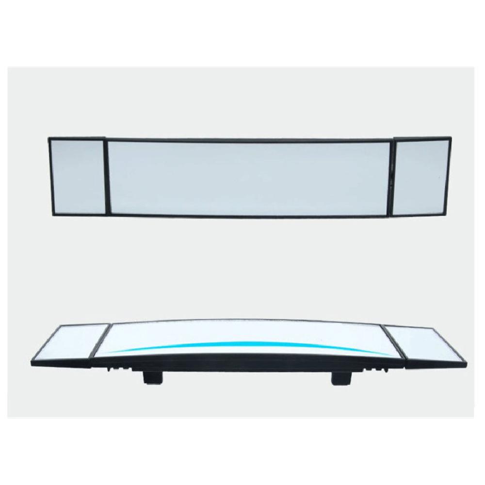 Car Panoramic Rearview Mirror Large 380Mm Curved Mirror 360° Rotation