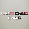 3D Металлический Логотип D4D Глянцевый Хромированный Значок Наклейки Наклейка на Автомобиль Для Toyota Camry Highlander Yaris Corolla avensis hilux И т.д.