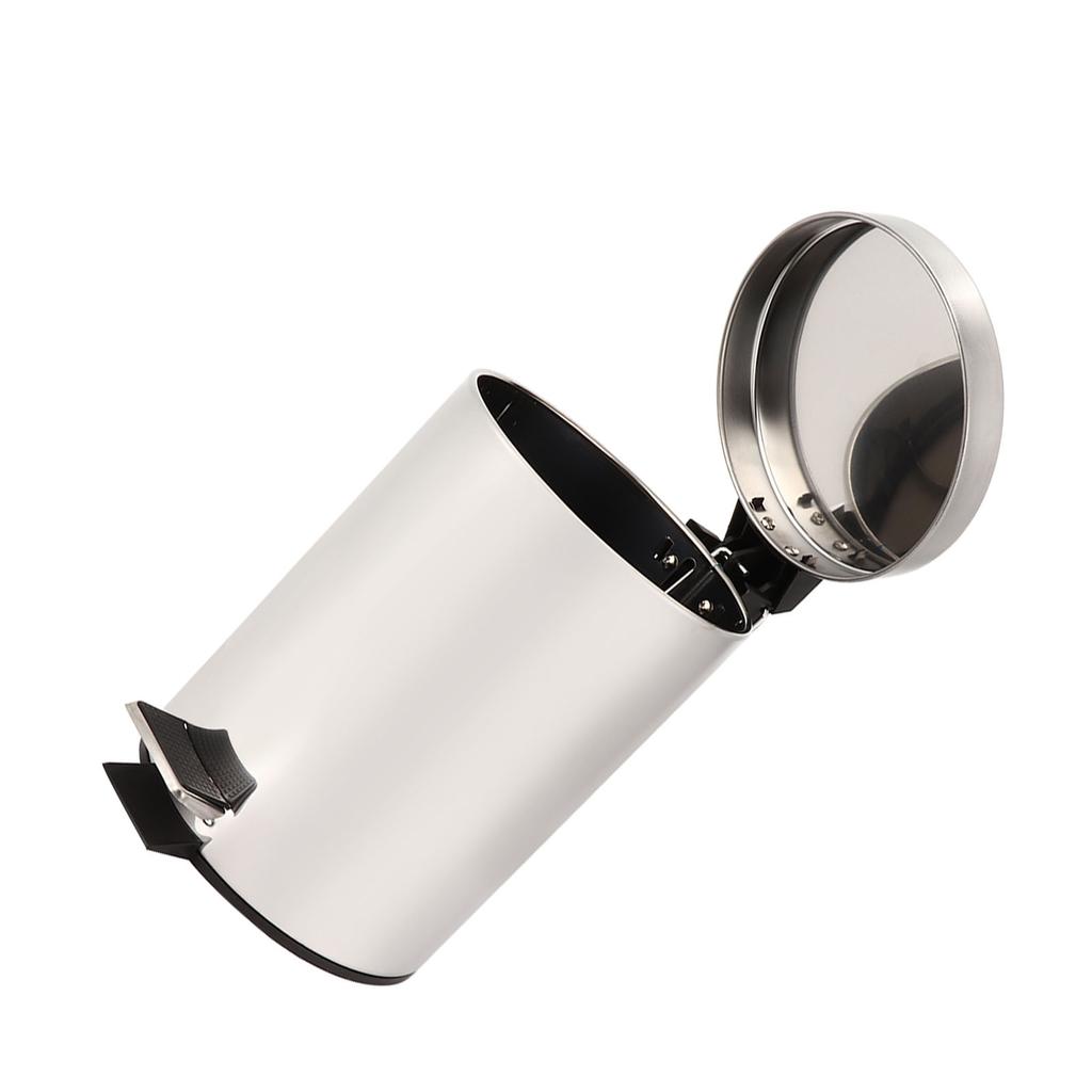 3л бытовой нержавеющей стали шаг педаль мусорное ведро мусорное ведро контейнер для мусора