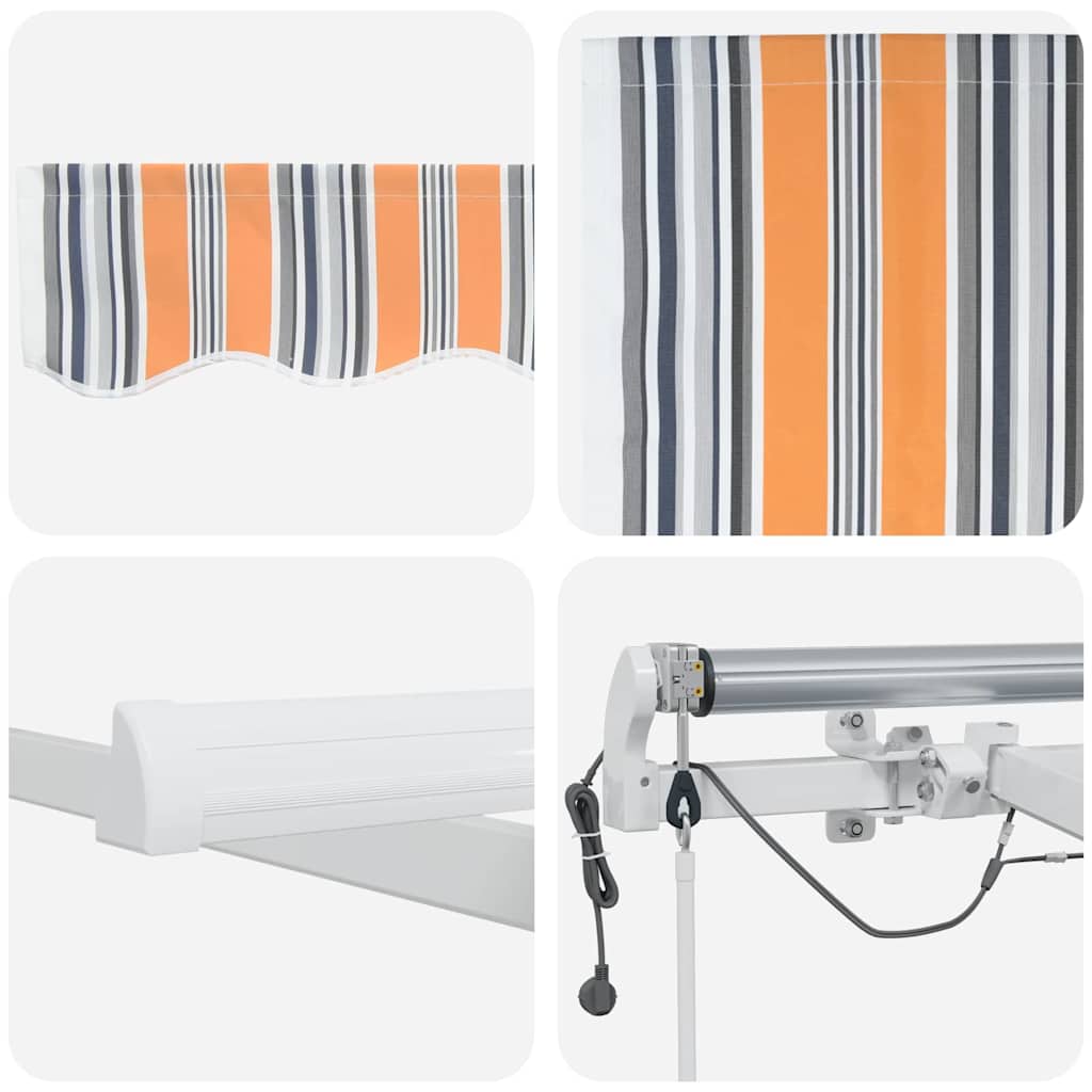 Multi Color Awning Fabric 600 x 300 cm Polyester