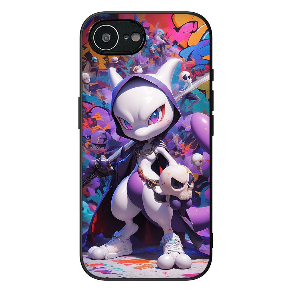 Soft Cover for Xiaomi Redmi 15 9A 9C NFC 7A 9T Note 9 8 7 8T 15c A5 Coque Phone Case P-Pokemons GO P-Pikachus Mewtwo