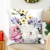 Наволочка, красивая дышащая полиэстеровая наволочка, удобная сенсорная наволочка с розовым узором, наволочка для офиса