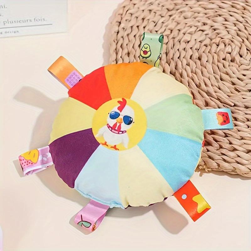 Colourful Interactive Plush Dog Toy with Squeaky Durable Chew Toy for All Breeds, Music Notes and Animal Designs for Training and Play