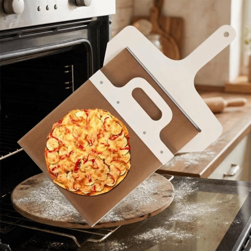 Non-Stick Sliding Pizza Peel Portable Pizza Slider Paddle  Bread Baking