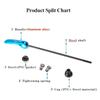 Rear 135mm Bicycle Hub Quick Release Lever Front Wheel 100mm Bike Quick Release Lever  MTB