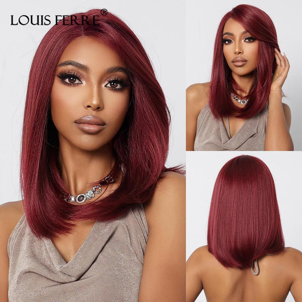 Блондинка, синтетический парик с кружевной передней частью, средней длины, омбре, от блондинки до платины для женщин, повседневные вечерние парики для косплея, термостойкие волокна волос