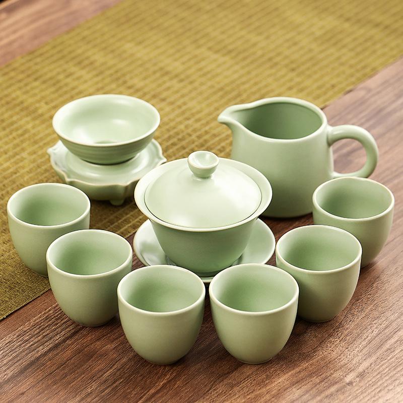 Керамический набор для чая Кунг-фу Гэ Цилинь, подарочные коробки для клиентов для деловых мероприятий компании