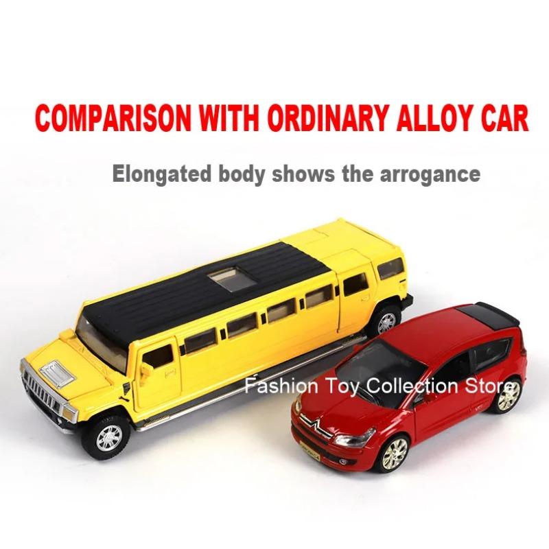 1/32 Модель автомобиля Hummar из сплава, высококачественная имитация, литая игрушка со звуком и светом, инерционные транспортные средства, декоративные игрушки для детей, подарок