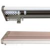 Раздвижной карниз "Cover Top Extendable Rail with Return" 1,1 м - 2,0 м Цвет: Установка White Silent Runner с помощью одной отвертки