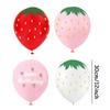 12 шт. тема дня рождения клубника латексные шары фрукты летние украшения для вечеринки реквизит для съемки день рождения украшение домашнего пространства