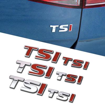 1 шт. новый 3D металлический TSI автомобильное боковое крыло задний багажник эмблема значок наклейки для Sagitar Golf Magotan Polaris Boracay