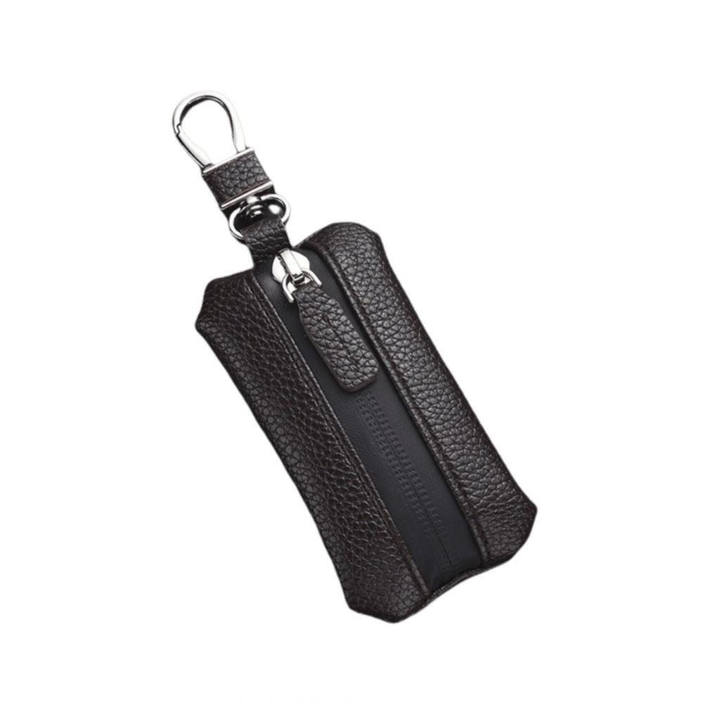 Zipper Closure Car Key Bag Luxury Mini Storage Bag Portable Keychain Holder Daily Use