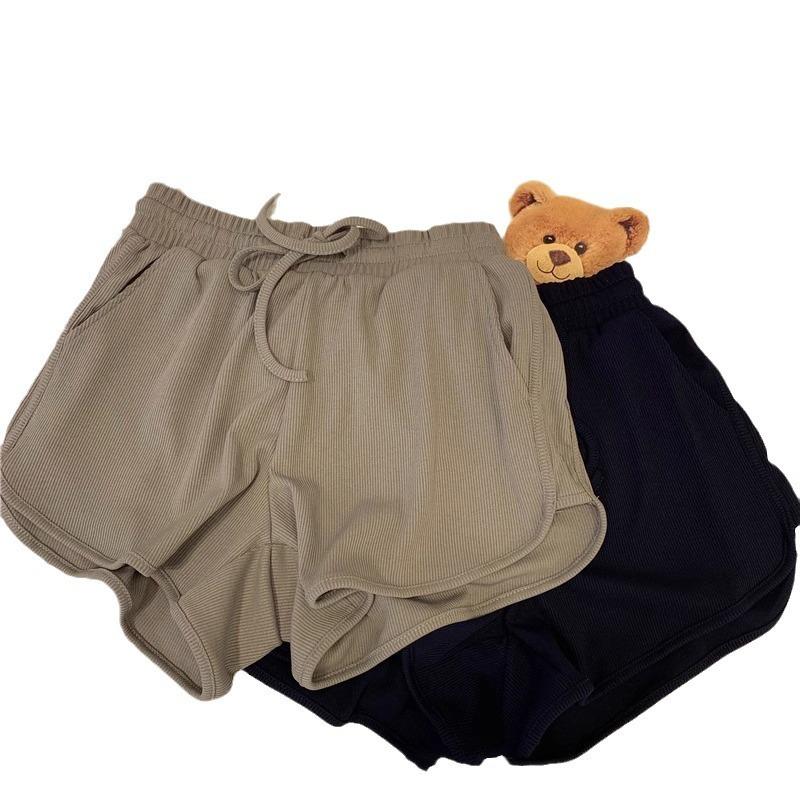 Повседневные спортивные шорты Ice Silk женские летние тонкие свободные и тонкие брюки Three Points Wide Leg Pants Cover Meat and Thin