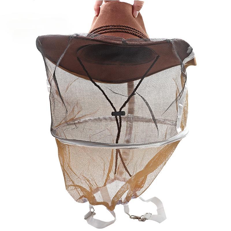Beekeeping Cowboy Hat Beekeeping Protector Cap Beekeeper Fly Insect Net Cowboy Comfortable Design Anti Bee Hat