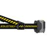 Светодиодный налобный фонарь Ledlenser HF6R Work Yellow, перезаряжаемый, яркий, до 800 лм, IP68, водонепроницаемый, небольшой, 134 г, легкий, CRI80, красный, для работы, рыбалки
