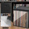 1/2/4 Pcs Vinyl Record Storage Box Large Capacity Clear Album Storage Crate with Lid and Handle Home Closet Multi-role Organizer