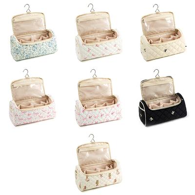 Стеганый дорожный чехол для Dyson Airwrap Хлопковая сумка для инструментов для волос Дорожная сумка Подвесные сумки для хранения с крючком для подвешивания