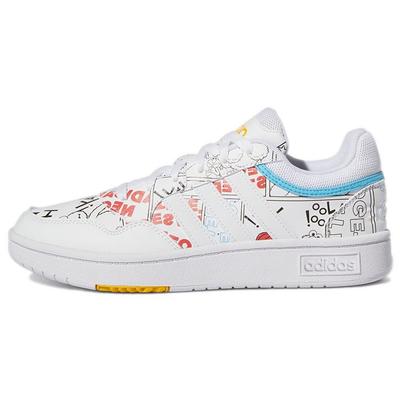 Neo Hoops 3.0 Удобные Кроссовки-слипоны в коллаборации с Улицей Сезам Нескользящие Прочные Низкие Кеды для скейтбординга Женские кроссовки Белые GW6990