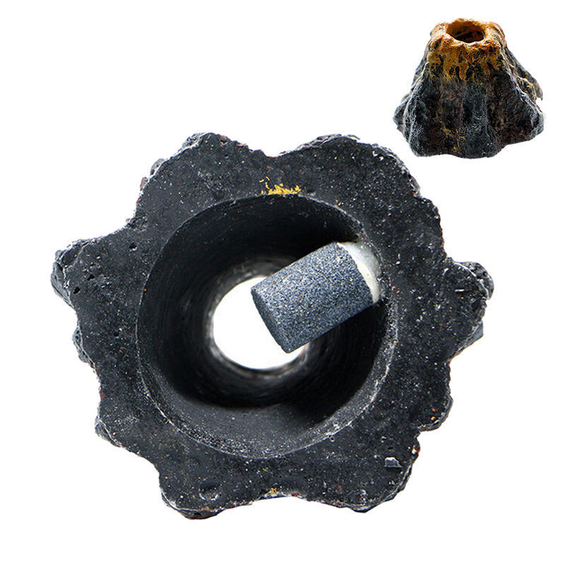 1 шт. нежный воздушный пузырьковый камень кислородный насос украшение для аквариума декор в форме вулкана праздничный подарок