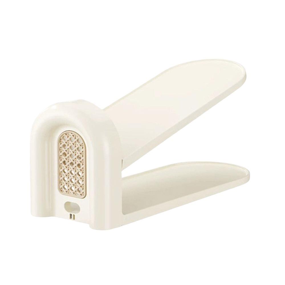 Rattan Weaving Shoes Rack Adjustable Shoes Organizer Portable Shoe Holder