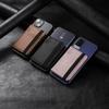 Leather Protective Sleeve Bracket Adhesive Back Sticker Phone Card Slot Mobile Phone Card Bag