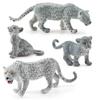 Children'S Simulated Animal Model Toys, Jungle Animals, Snow Leopards, Static Leopard Ornaments, Animal Dolls