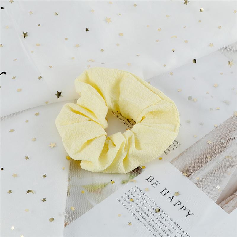 60 Styles Women Girls Satin Scrunchie Candy Color Hair Ties Rope Elastic Fashion Hair Bands Vintage Simple Hair Accessories Gift