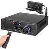 Bluetooth Power Amplifier HiFi Stereo Audio Amplifier Channel 2X100W TPA3116 Mini Amplifier Small Home Audio Amplifier Bass Treble Control Optic Input