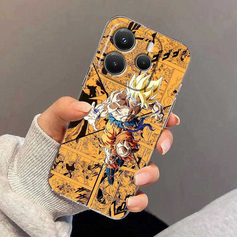 Dragons Balls Comics Goku Case For Xiaomi Redmi Note 15 14 13 12 11 10 Pro Plus Cover For Redmi 15C 15 14C 13C Clear Phone Cases
