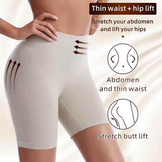 Women Shape Shorts High Waist Tummy Control Compression Safety Boyshort Invisible Under Dress Seamless Underwear Smooth