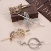 Fashion Women Celtic Hair Slide Hairpins Viking Celtic Celtic Knot Hair Stick Metal Hair Barrette Hair Pin Retro Hair Accesso
