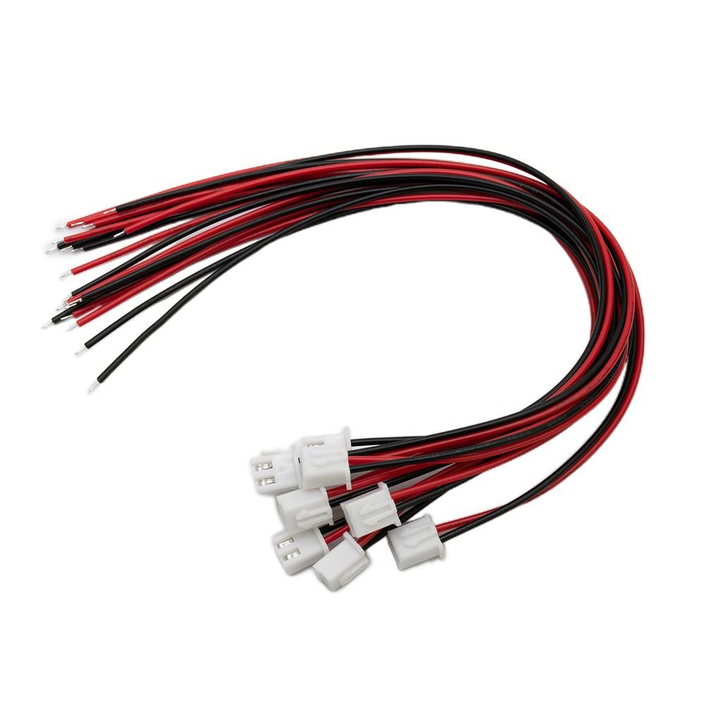 10 Sets 2 Pin Mini For JST XH2.54mm 24AWG Connector Plug With Wires 200mm Tool