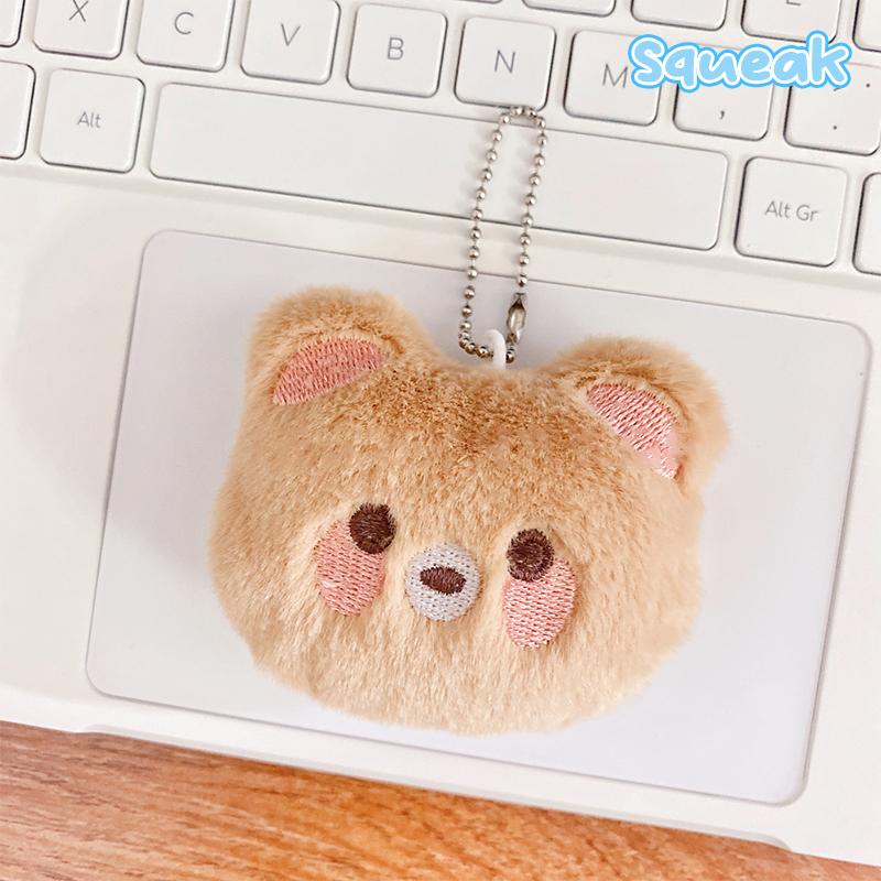 Cute Animal Keychains Plush Rabbit Frog Cat Doll Keychains For Car Keys Accessories Kawaii Small Bear Plush Keychain On Backpack