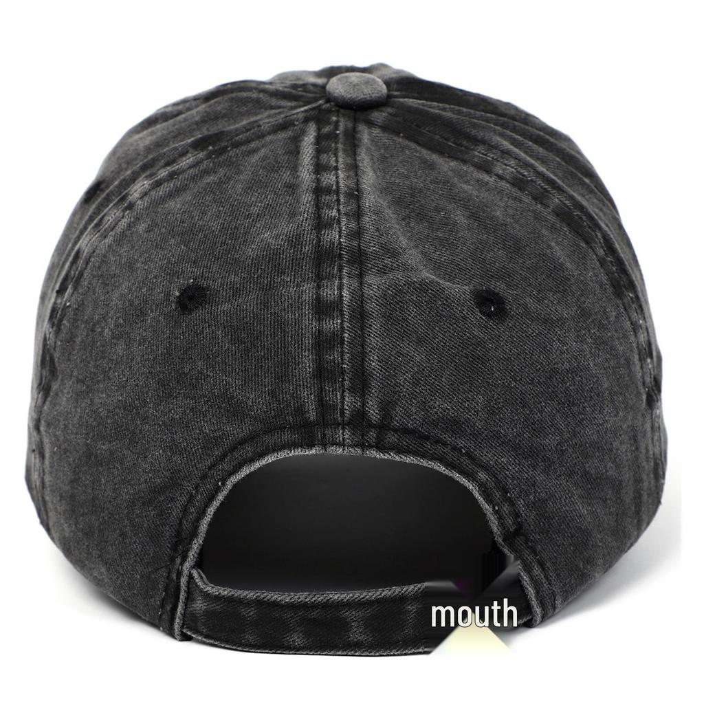 Бейсболка из выстиранного хлопка с вышивкой голубя, с эффектом потертости - Папина шляпа в хип-хоп стиле