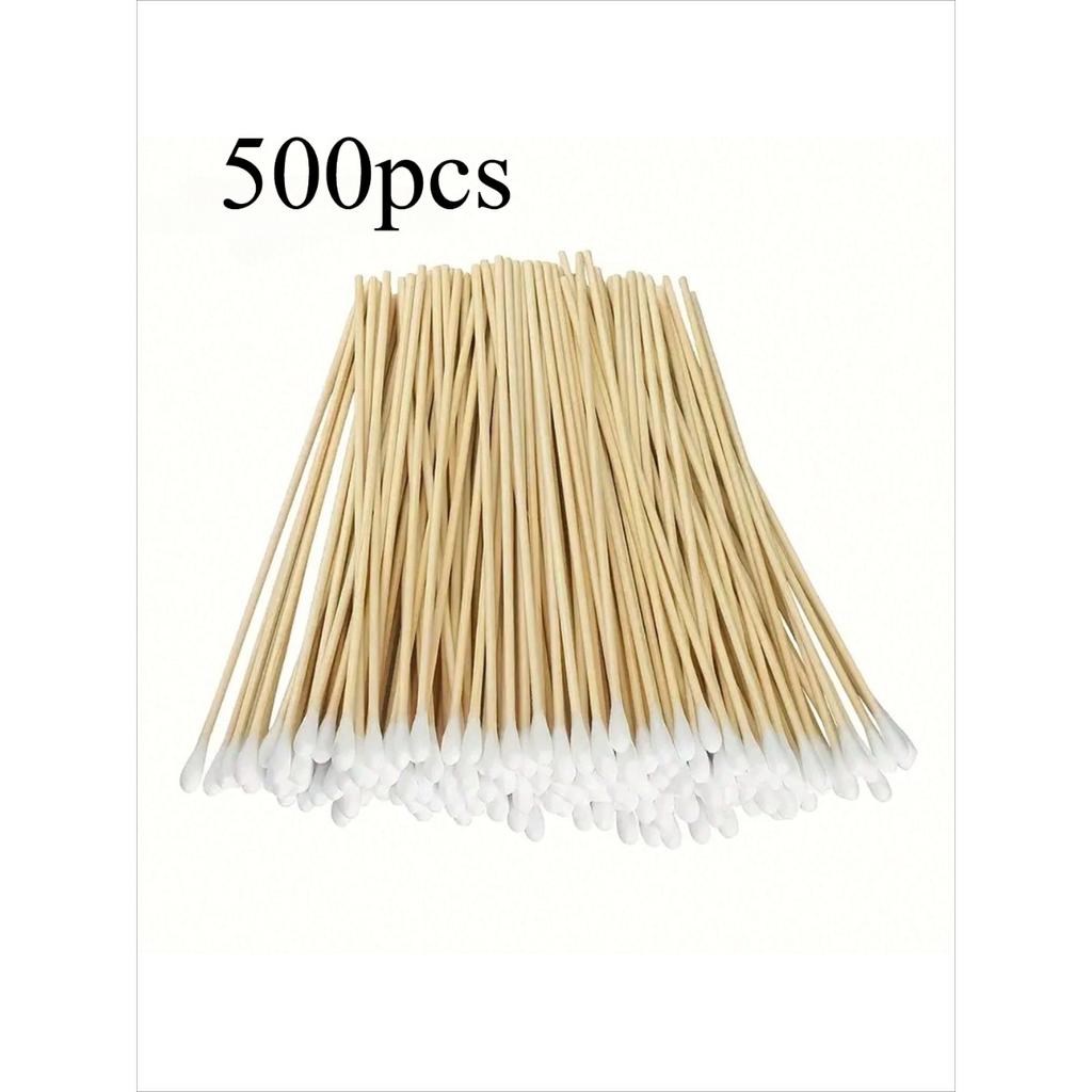 15cm Round Head Cotton Swab Portable Household Cleaning Supplie Beauty Swabs Eyebrow Tattoos Cleaning Tools Used for Eyebrow Trimming