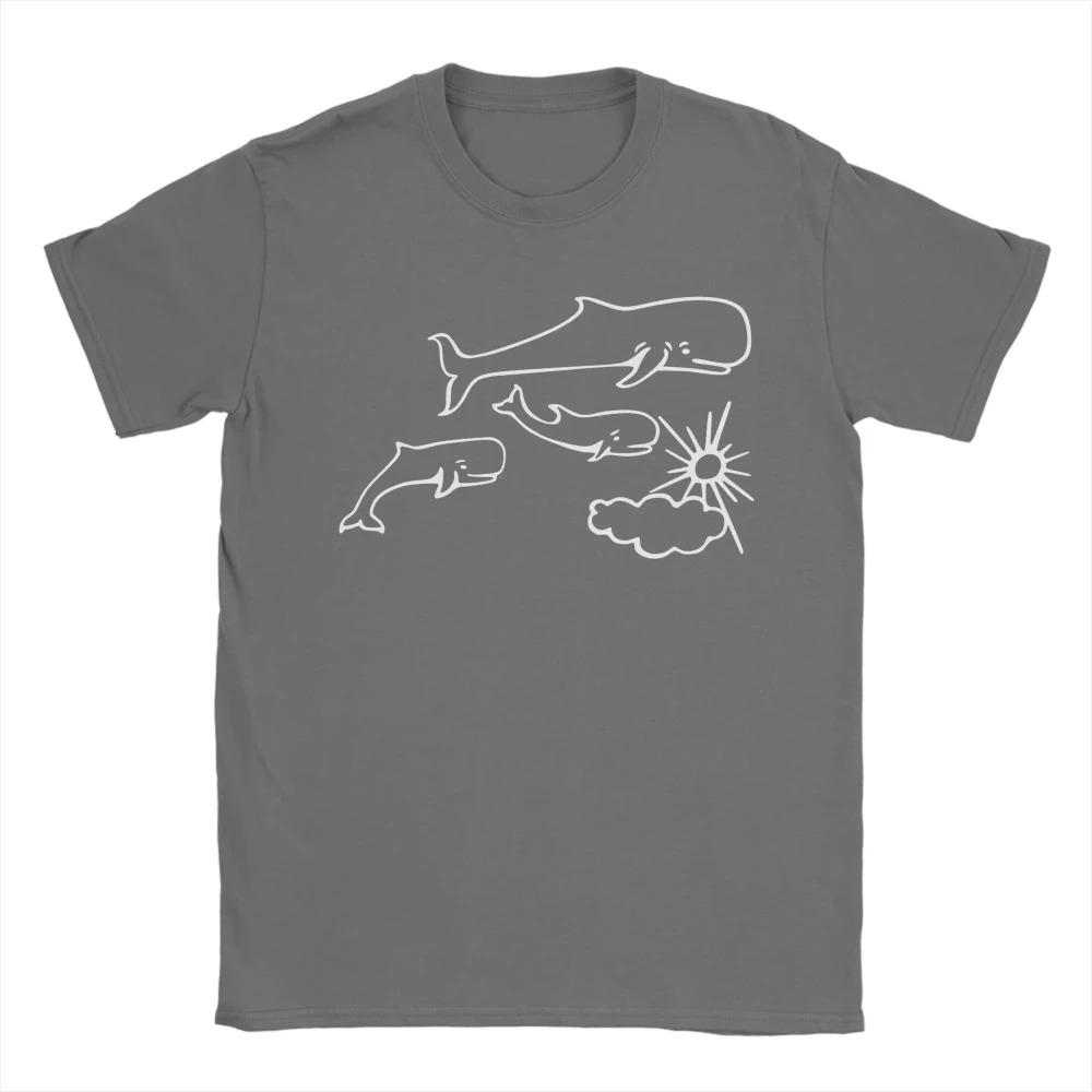 Robe De Extremoduro Mens Whale and Sun Tattoo Pattern TShirt Cotton Material Casual Short Sleeve Crew Neck TShirt Plus