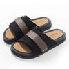 Fashion Men's Casual Slippers Summer Wearing Matte Leather EVA Padded Beach Sandals Mens Shoes