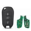 PEUGEOT Remote Key 4A AES HU83 for 3008, 208, 308, 508, 5008, Expert, Partner (2017-2024)