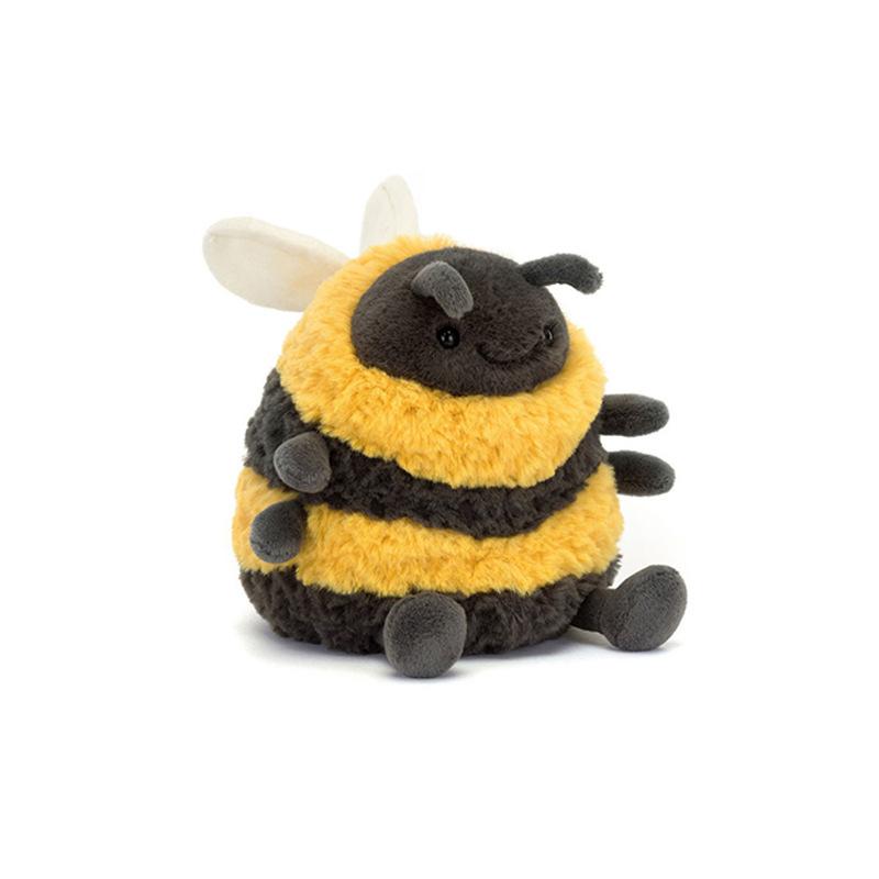 New Lovely Animal Furry Series Plush Bee Carnivorous Plant Doll Sheepdog Seagull Duck Toy Owl Mole Capybara Birthday Gifts